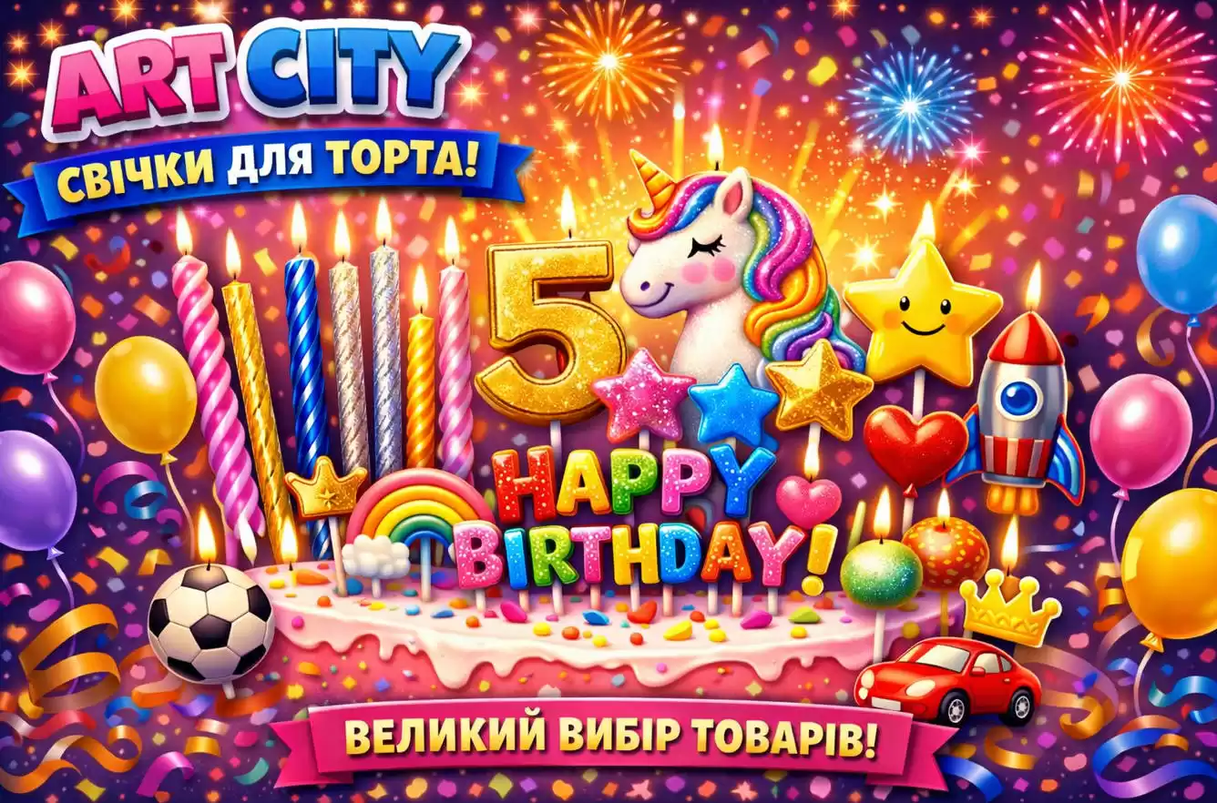 Свічки до дня народження